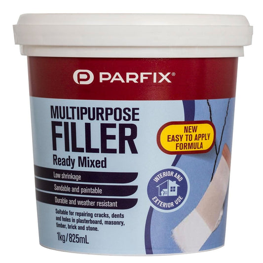 Parfix Multipurpose Filler - 1kg - Acrylic - Sandable Paintable - Auzzistore