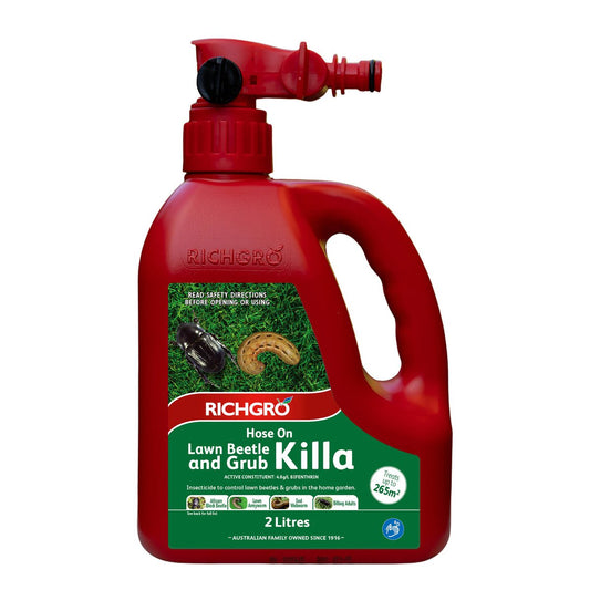 Richgro Hose On Lawn Beetle and Grub Killa - 2L - Liquid - Fast Acting - Auzzistore