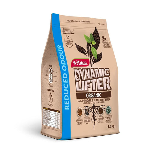 Yates Dynamic Lifter 2.5kg Reduced Odour Soil Improver Pellets - Auzzistore