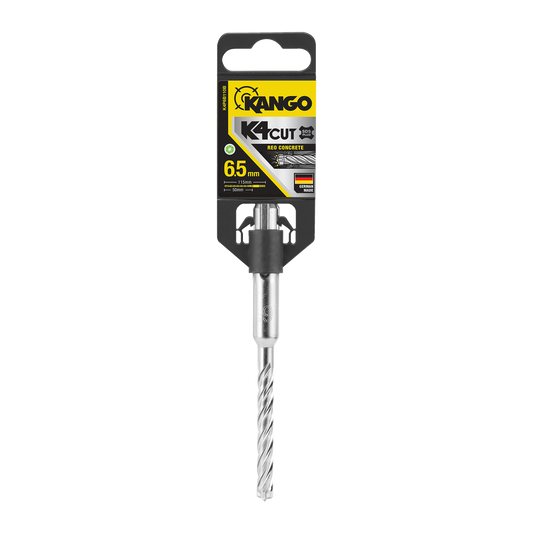 Kango K4 SDS Plus Drill Bit 6.5 x 115mm Solid Carbide Fast Drilling - Auzzistore