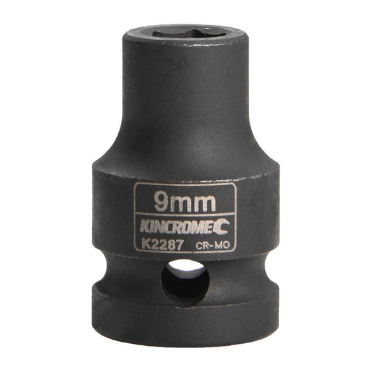 Kincrome 9mm Impact Socket 1/2 Drive Cr-Mo Steel Rust Resistant - Auzzistore