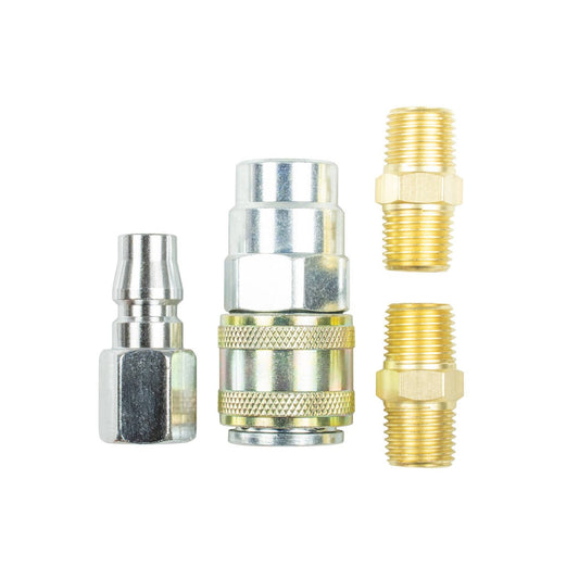Jflex 1/4 BSP Female Coupling Kit - Nitto Equivalent - 80mm x 25mm x 170mm - Durable Performance - Auzzistore