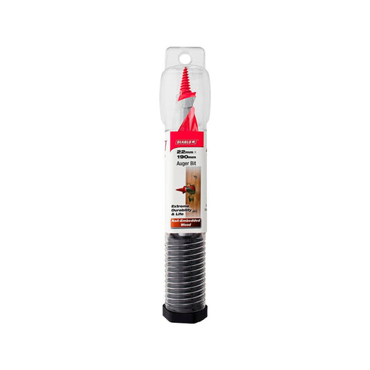 Diablo Auger Bit 22mm x 190mm - Dura-Tip™ - Self-Feeding Design - Auzzistore