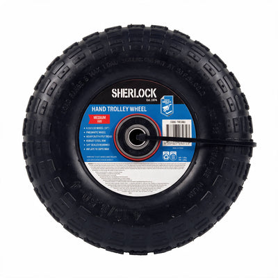 Sherlock Medium Trolley Wheel Assembly - 4.10/3.5-4 - Steel - Durable