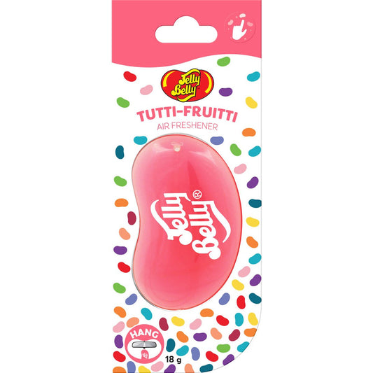 Jelly Belly Tutti Fruitti Air Freshener - 1 Pack - 88mm x 190mm - Multicolour - Long-lasting Fruity Scent