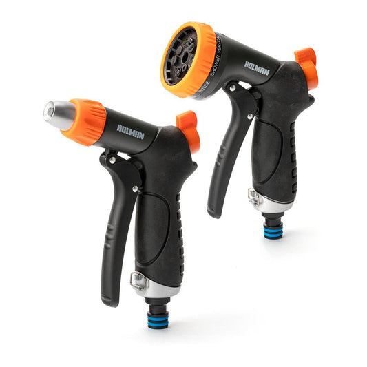 Holman Hose Trigger Gun Combo Set - 12mm - Plastic Metal - Easy Use - Auzzistore