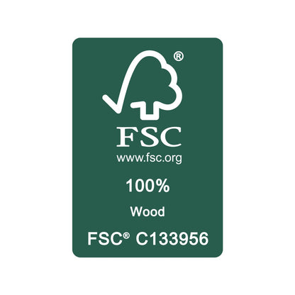 Adoored White Band Leather Strap Timber Door Wedge - 43mm - Durable