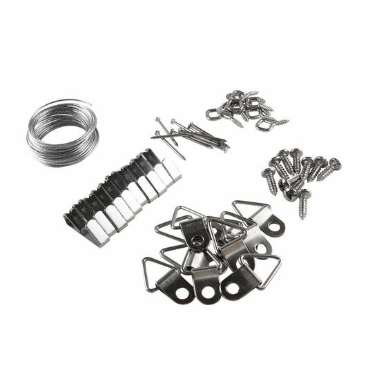 Everhang 8kg Picture Hanging Kit - Steel - Easy Installation - Durable - Auzzistore