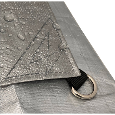Polytuf D-Ring Tarpaulin 4.9 x 7.3m Heavy Duty UV Resistant