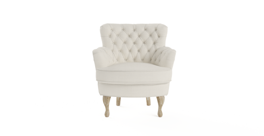 Brosa Alessia Accent Chair  - Classic Cream, Small 