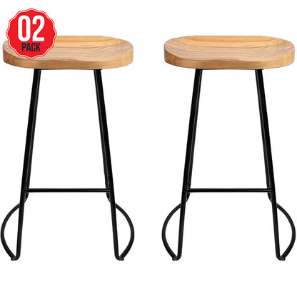 Artiss Vintage Tractor Barstool Retro 2 Pack