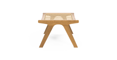 Brosa Atlas Footstool - Natural Oak