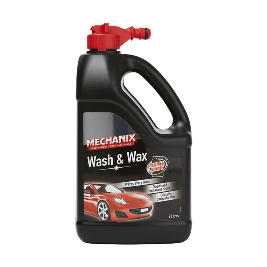Mechanix Wash Wax Click Spray - 2L - Easy Spray Application - Clear