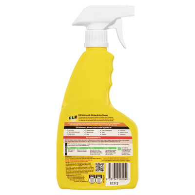 CLR Bathroom and Kitchen Cleaner - 750ml Liquid - Antibacterial - Non-Toxic