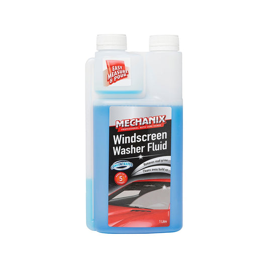 Mechanix Windscreen Wash Concentrate - 1L - HDPE - Concentrated