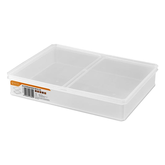 Tactix Large A4 Storage Container - Plastic - Stackable - Durable - Auzzistore