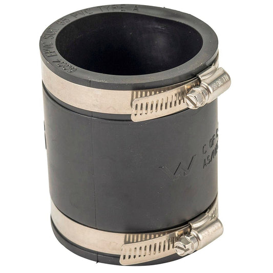 Deks Industries Rubber Joiner - 65mm - EPDM - 2 Clamps - Auzzistore