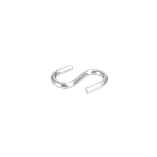 Pinnacle Zinc Plated S Hooks 2 Pack - 77 x 8mm - Durable Silver Hooks - Auzzistore