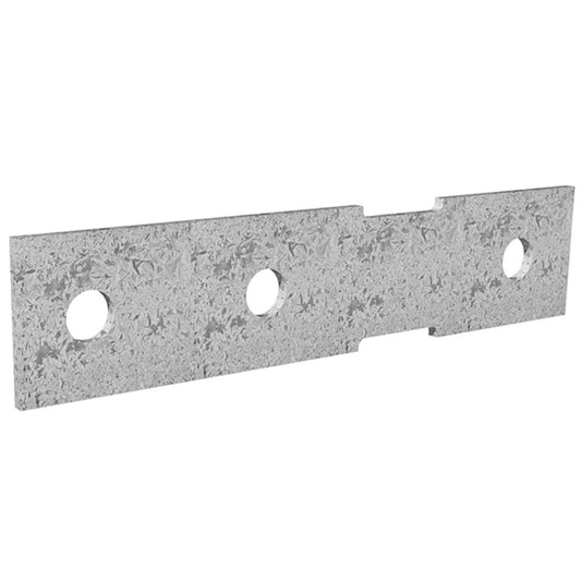 Dunnings Bracket Plate - 160 x 35mm - Galvanised Steel - M10 Holes - Auzzistore