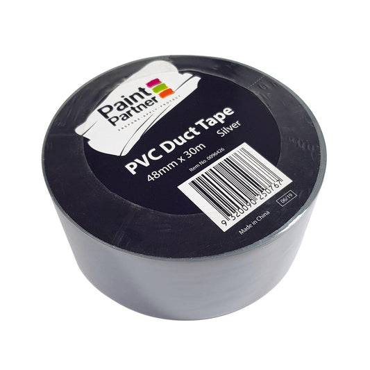 Paint Partner Duct Tape - 48mm x 30m - Silver - Moisture Resistant - Auzzistore