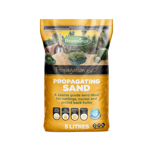 Brunnings 5L Propagation Sand - Coarse Grade - Ideal For Cacti - Easy To Use - Auzzistore