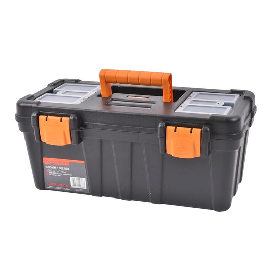 Craftright Tool Box - 435mm - Polypropylene - Compact - Easy Portability - Auzzistore