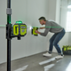 Ryobi 25m 360 Green Line Laser - Self-Leveling - Accurate Alignment