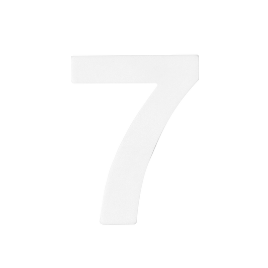 Sandleford Self Adhesive Number 7 - 50mm - White - Easy Application - Durable - Auzzistore