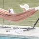 Two Trees Single Cotton Hammock 120cm x 220cm Soft Durable Fabric