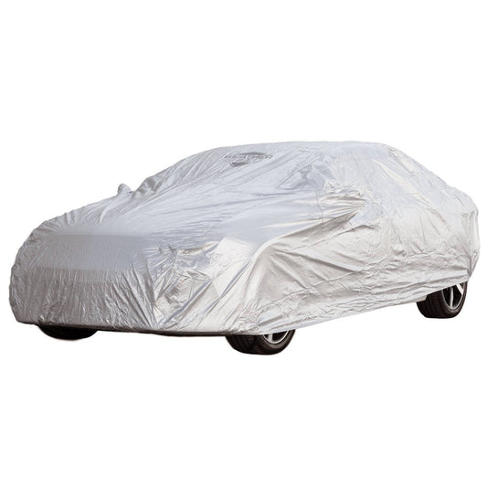 Weathershield Outdoor Sedan Car Cover - 1500mm x 4900mm - Silver - Weather-Resistant