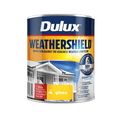 Dulux Weathershield Exterior Paint - True Red Gloss - 1L - 1.183kg