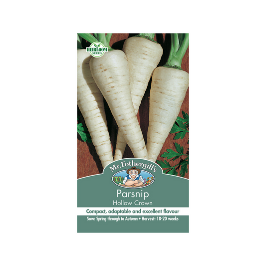 Mr Fothergill S Hollow Crown Parsnip Seeds - 18 Weeks - White - High Yield - Auzzistore