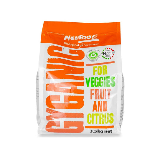 Neutrog Gyganic Fertiliser 3.5kg for Veggies Fruit Citrus - 180mm x 350mm x 110mm - Auzzistore