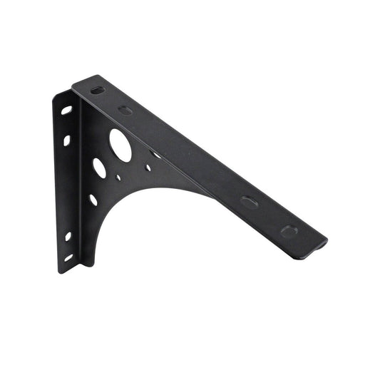 Carinya Black Euro Bracket 200x200mm Powder Coated Steel Durable - Auzzistore