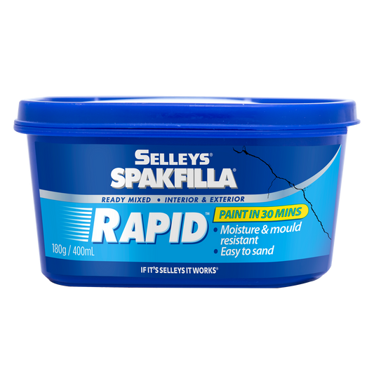 Selleys Spakfilla Rapid Gap Filler 180g Lightweight Moisture Resistant - Auzzistore