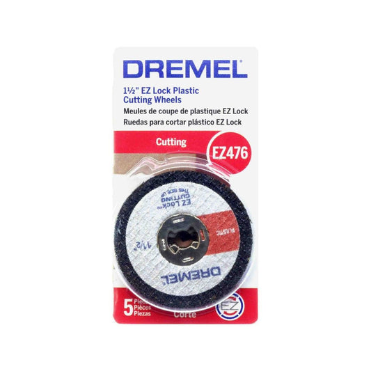 Dremel EZ Lock Plastic Cut Off Wheels 38mm 5 Pack - Silver - Auzzistore