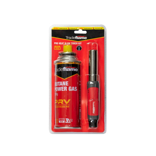 Tradeflame Blow Torch Kit - Bayonet Butane Gas - 110mm x 145mm - Dual Safety System – view 2 - Auzzistore