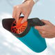 Gardena Handheld Seed and Fertiliser Spreader Small - 100 m² Coverage - Turquoise/Black/Orange - Ergonomic Design