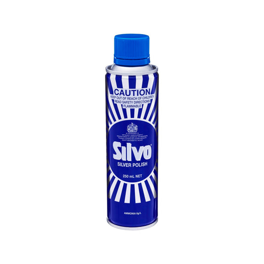 Silvo 250ml Metalware Polish Cleaner