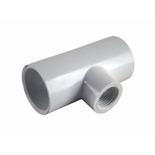 Holman PVC Faucet Tee - 25mm x 1 Inch - Plastic - Irrigation Use