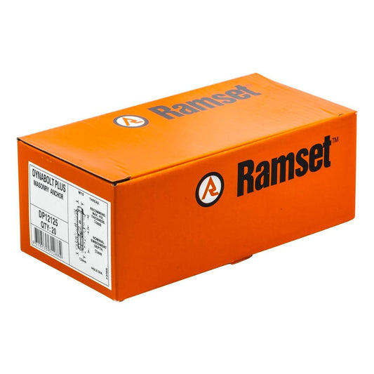 Ramset DynaBolt Plus - 12mm x 126mm - Gold Passivated - 20 Pack - Auzzistore