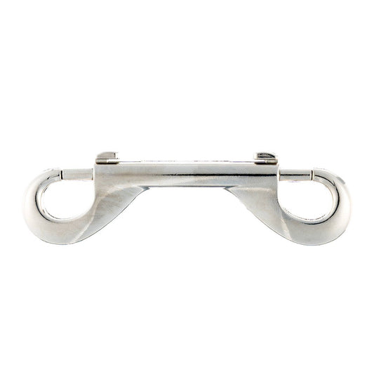 Taskmaster Snap Hook - 90mm - Nickel - Double Ended – view 2 - Auzzistore