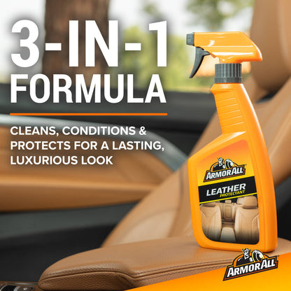 Armor All Leather Protectant & Cleaner Spray 500mL - UV Protection & Conditioning