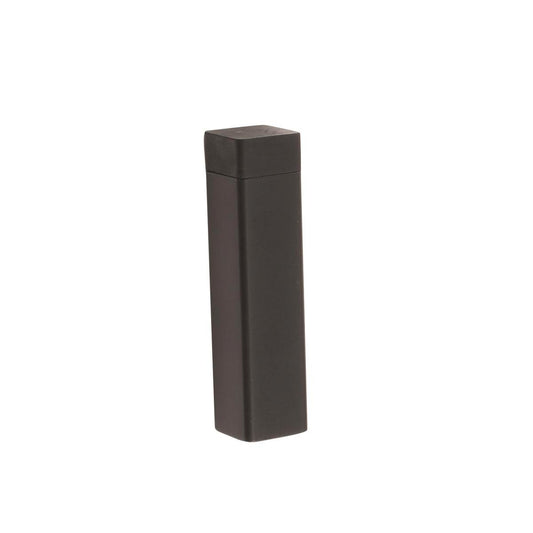 Lane Black Square Door Stop - 50mm Steel - Easy Installation - Modern Design - Auzzistore