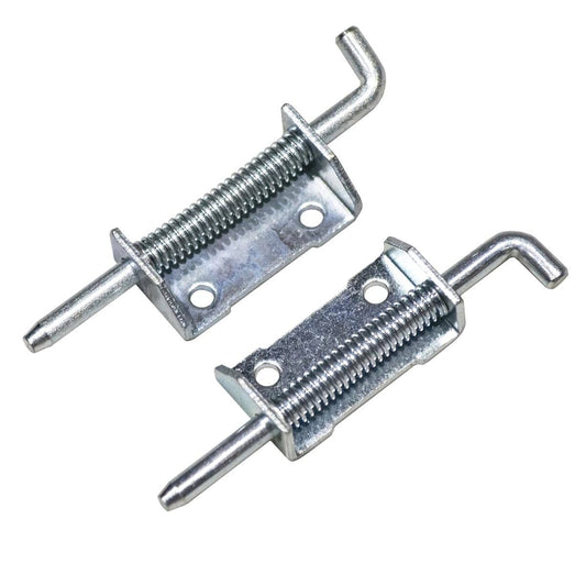 Goliath Left Hand Spring Hinge 2 Pack - Steel - Weather Resistant - Easy Install