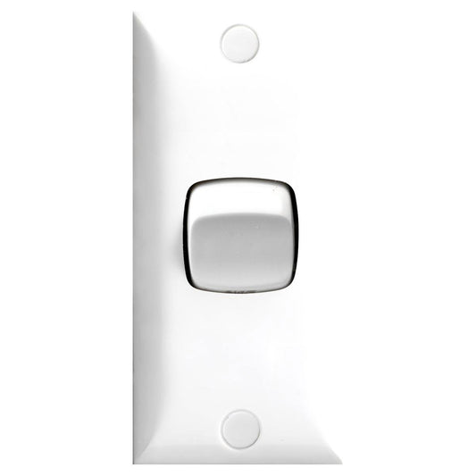HPM 1 Gang Architrave Wall Switch 68mm ABS Plastic Slim Design - Auzzistore