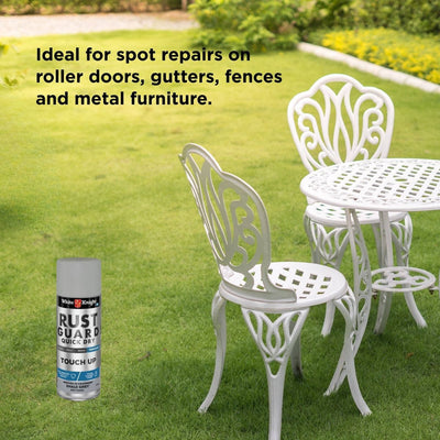 White Knight Rust Guard Touch Up Spray Paint 300g Shale Grey Matt
