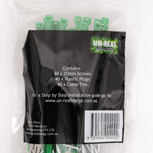 Un Real Hedge Tile Installation Kit - 25cm - Plastic - Easy Install – view 2