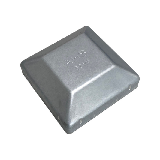 Australian Handyman Supplies Galvanised Steel Fence Post Cap 89x89mm - Auzzistore