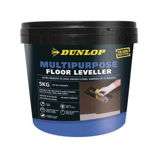 Dunlop Floor Leveller - 5kg - Cement Based - Indoor/Outdoor Use - Auzzistore